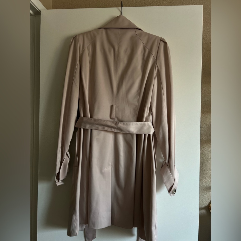 BEBE Dusty Rose Pink Trench Coat